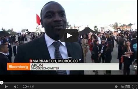 Akon on Africa Project: Lighting Homes in 14 Countries.